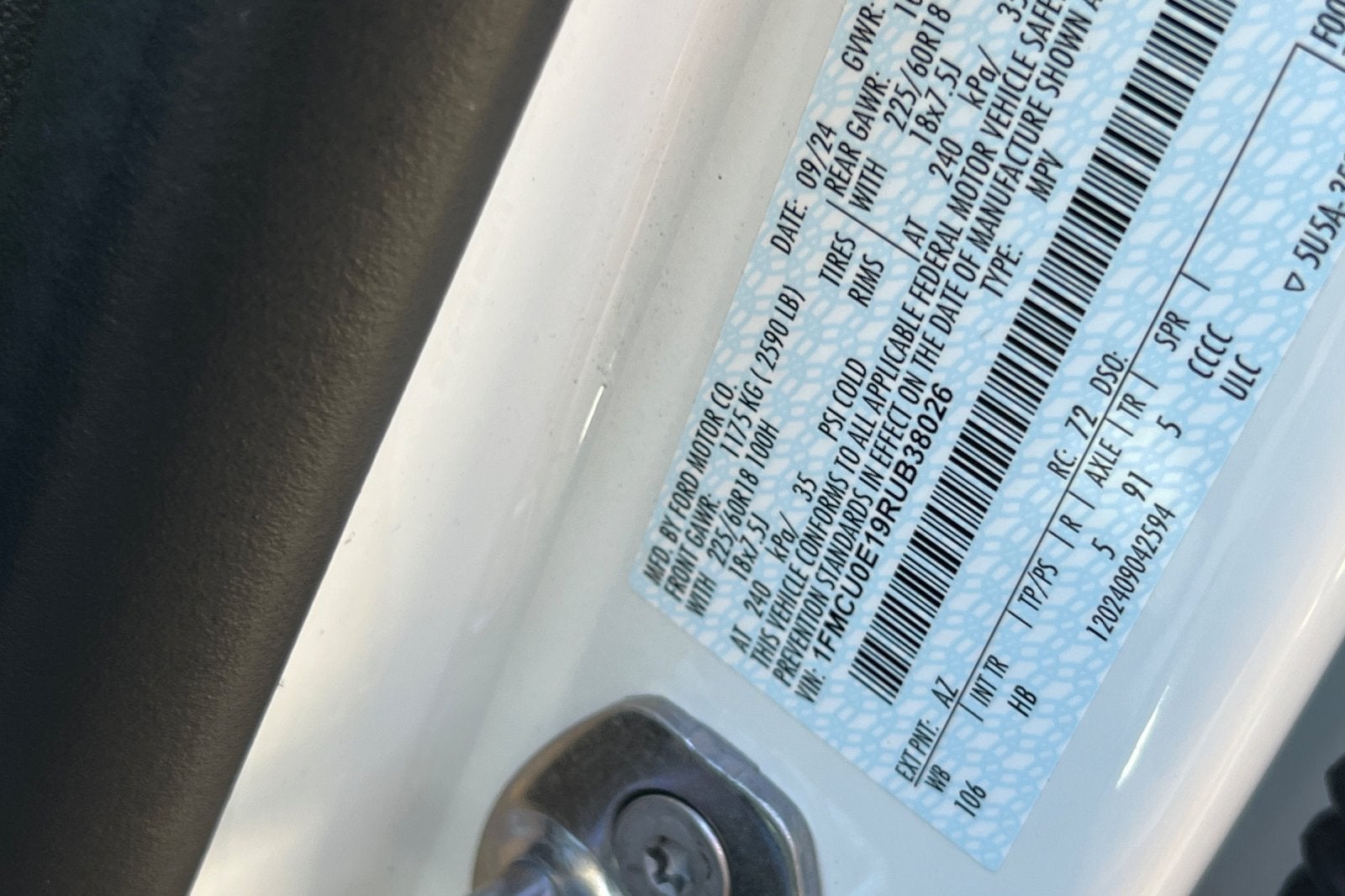 2024 Ford Escape Plug-In Hybrid Base