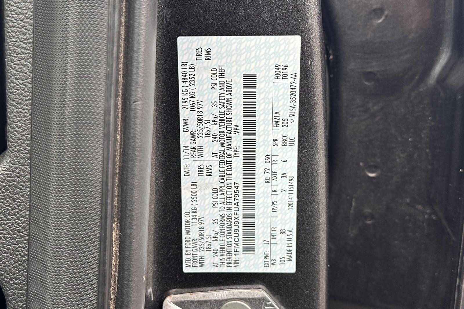 2015 Ford Escape Titanium