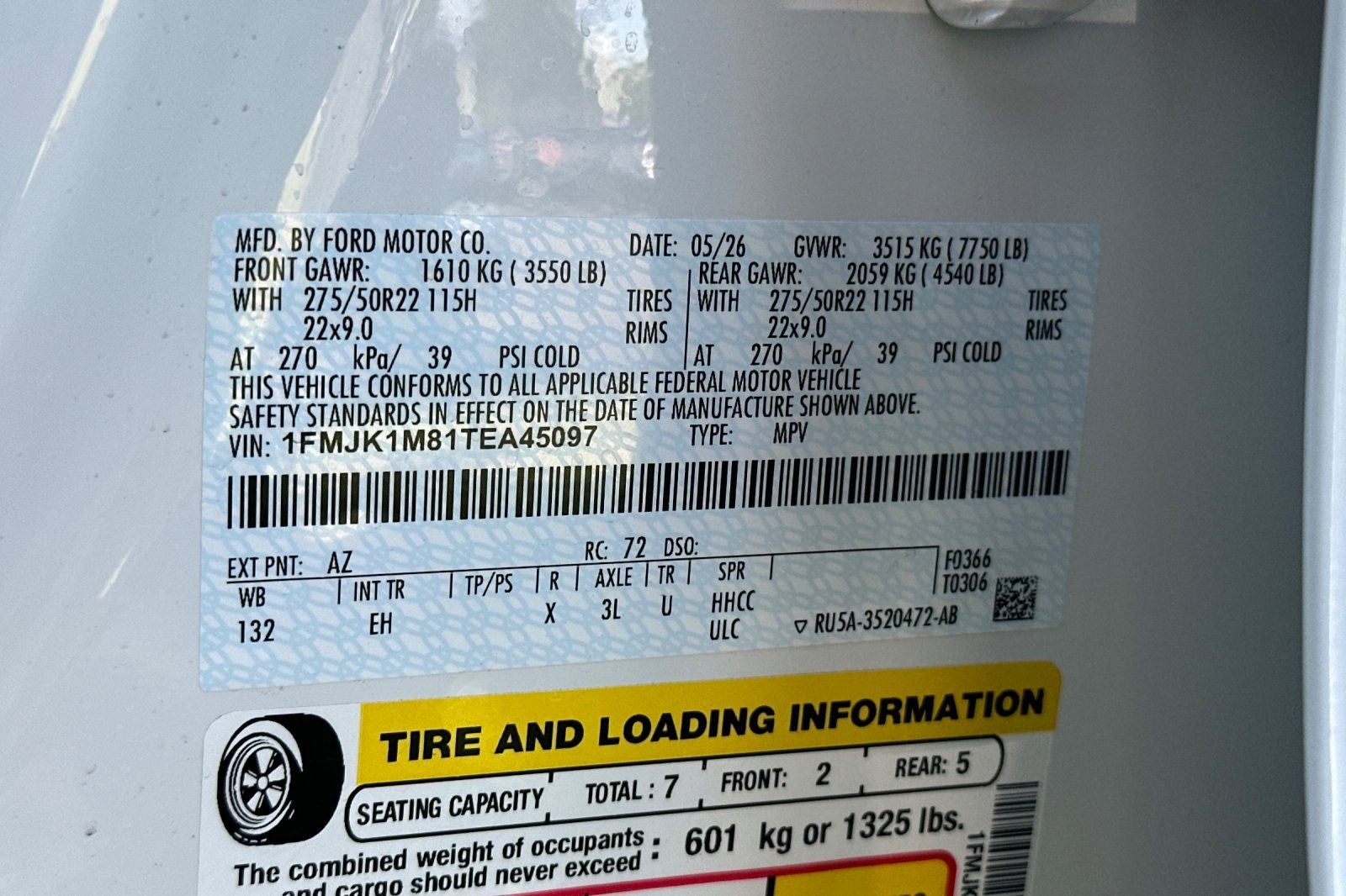 2026 Ford Expedition Max Platinum