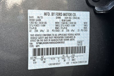 2025 Ford Explorer ST-Line