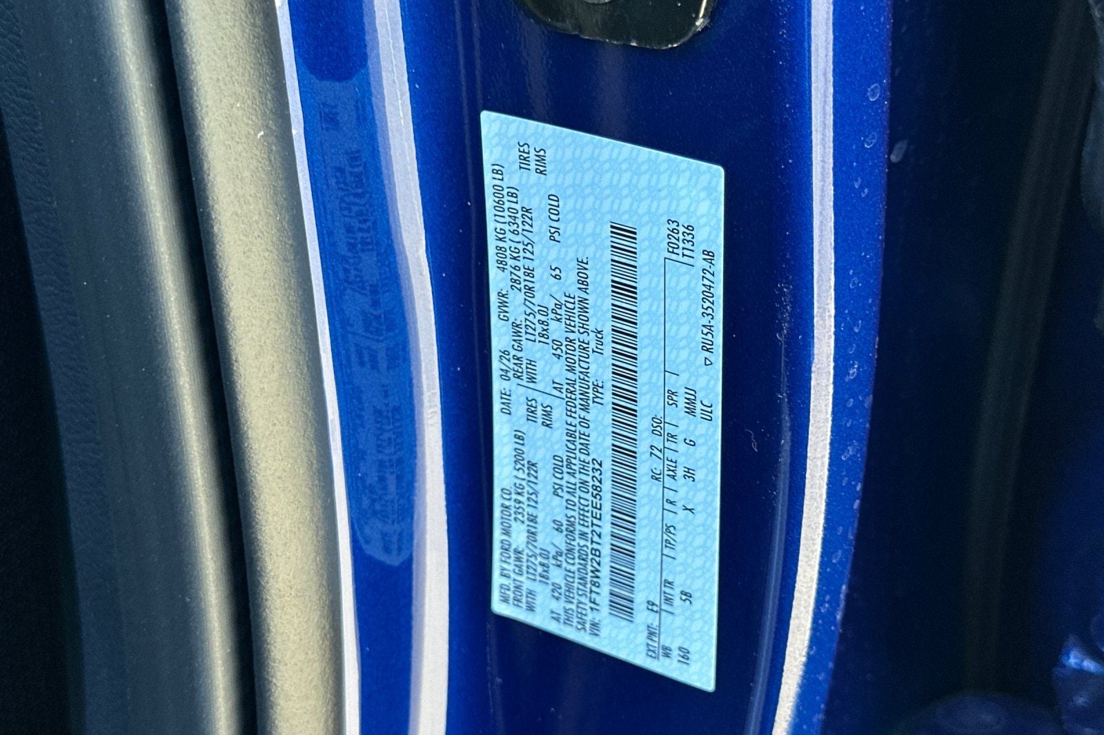 2026 Ford F-250SD Lariat 160 WB