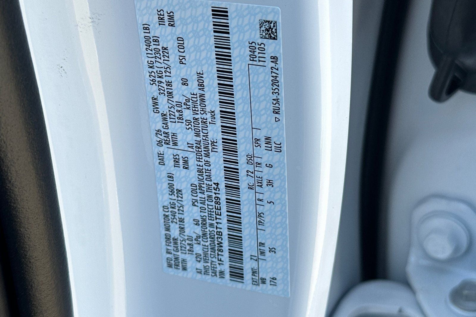 2026 Ford F-350SD XLT 176 WB