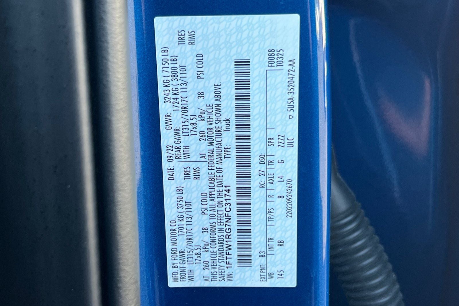 2022 Ford F-150 Raptor